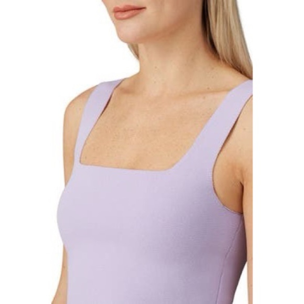A.L.C. Victoria Knit Top in Purple Lavender, Square Neck, Plus Size XXL, NWT - Picture 5 of 11